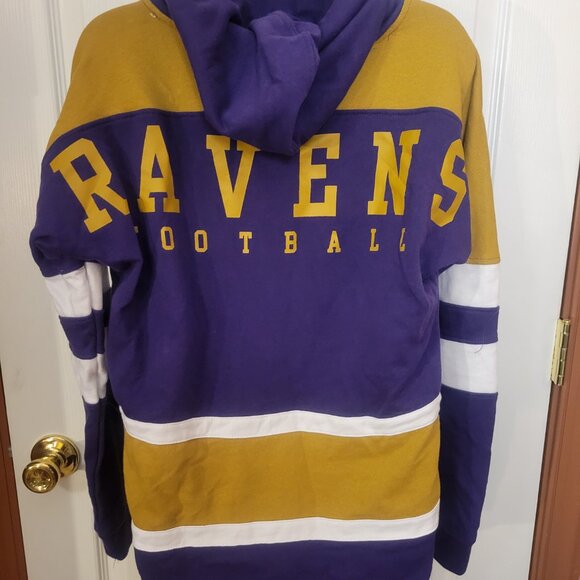 Baltimore Ravens NFL Team Apparel Baggy Hoodie Sweatshirt - Picture 2 of 4